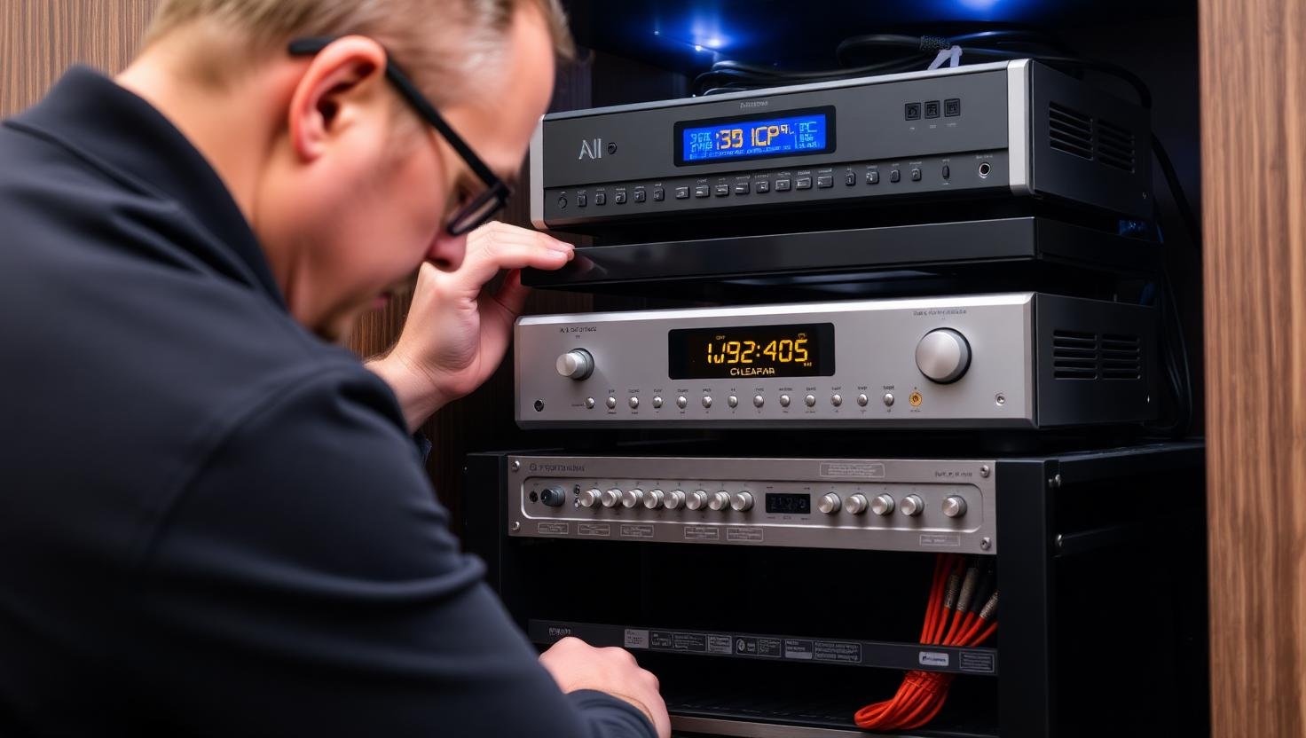 Audio Visual Installation — London & Surrey — our engineers at work